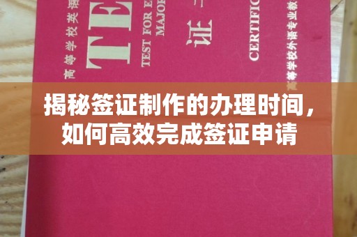 永修揭秘签证制作的办理时间，如何高效完成签证申请
