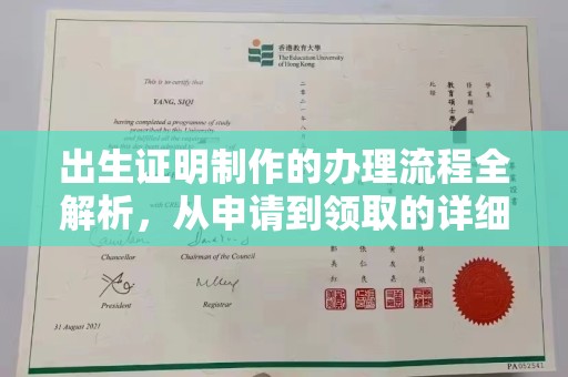 永修出生证明制作的办理流程全解析，从申请到领取的详细指南